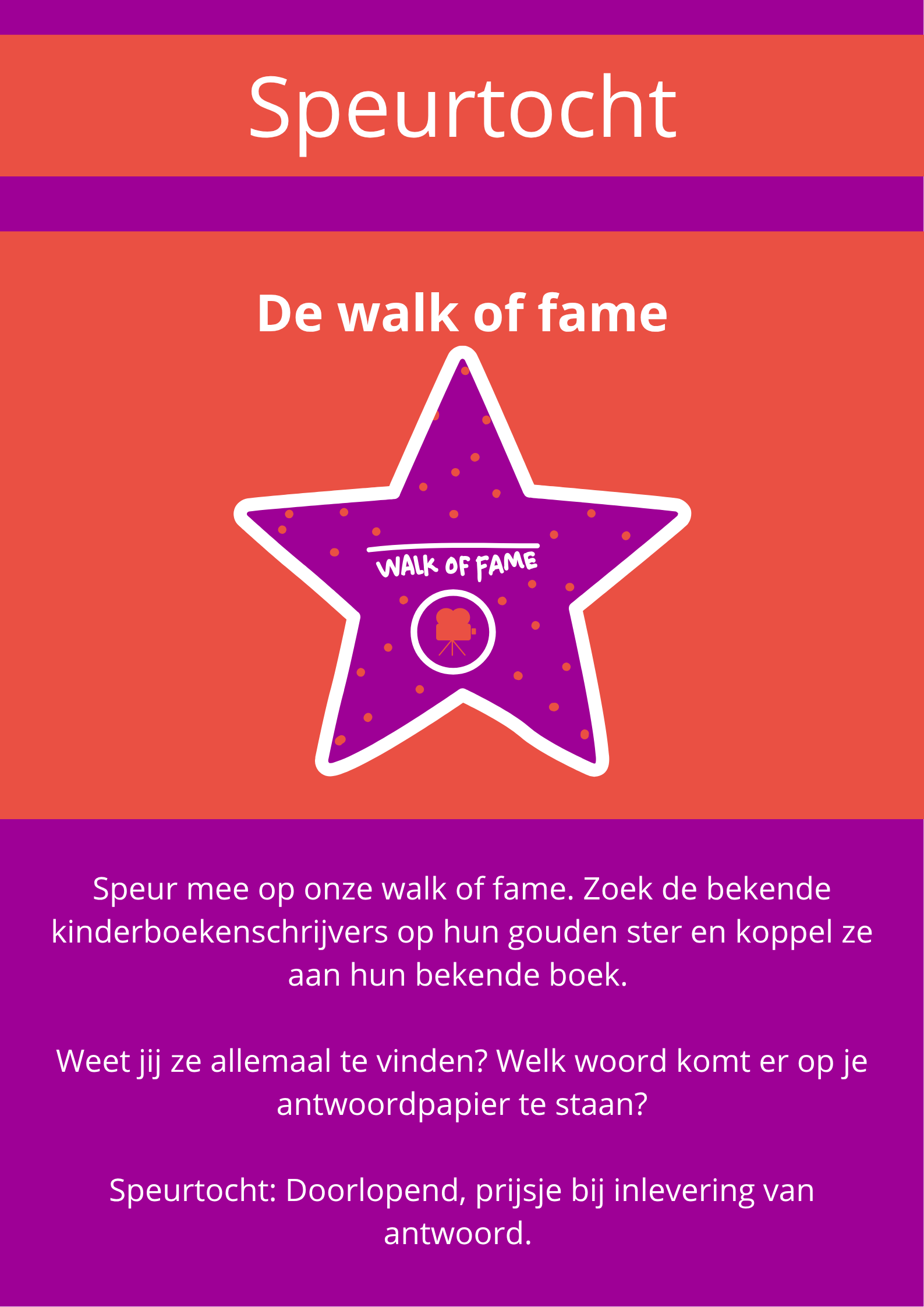 Speurtocht Kinderboekenweek