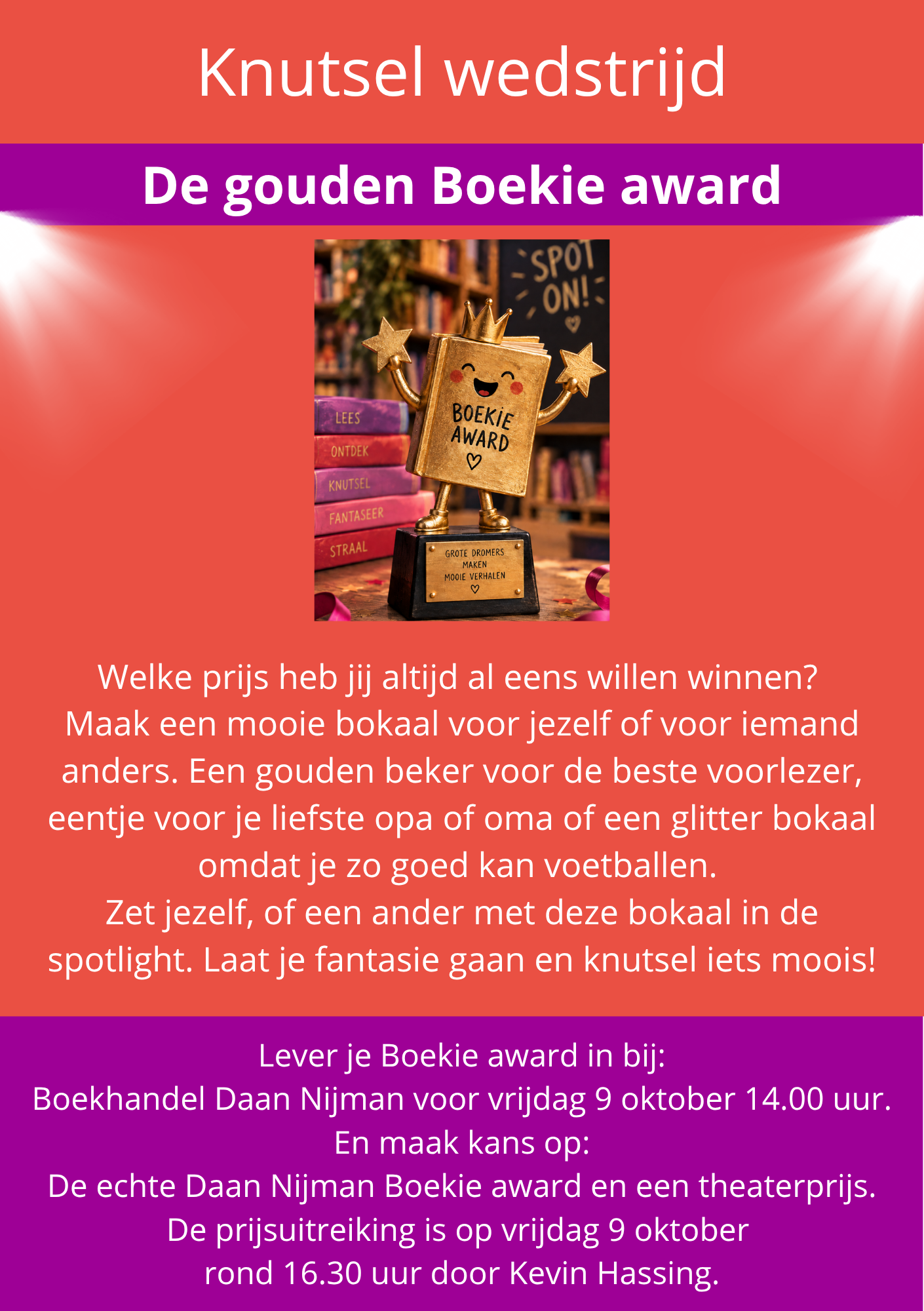 Knutselwedstrijd Kinderboekenweek